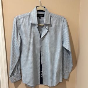 Leo and Zachary Blue Kid’s Dress Shirt